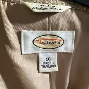 Talbots blazer Italian fabric size 10